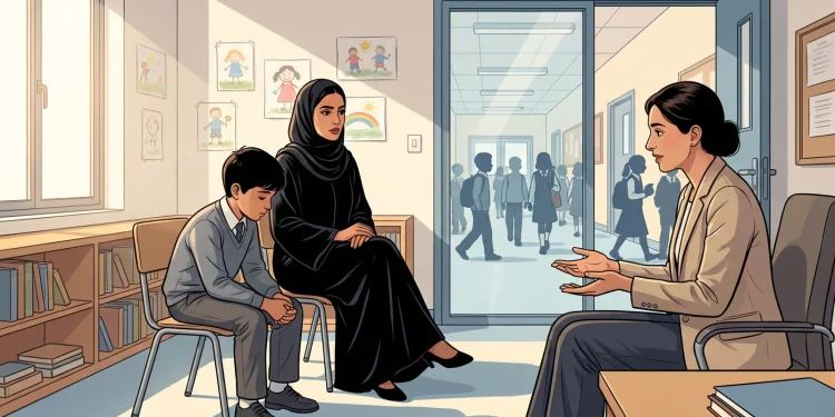 لا تجعل خطأ ابنك في المدرسة معركة!