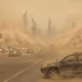 أتربة مثارة ورياح شديدة تضرب أجزاء من الرياض
