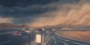“الأرصاد” يحذر من أمطار رعدية وسيول وغبار في 9 مناطق وحرارة تتجاوز 45 درجة
