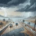 الأرصاد: أمطار رعدية غزيرة وجريان للسيول على أجزاء من 5 مناطق