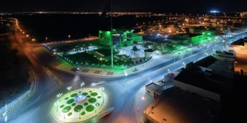 بلدية الدلم تُزيّن 77 موقعاً بـ5000 علم استعداداً لليوم الوطني