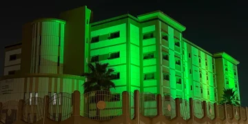 إدارة تعليم الطائف تتزين بالأخضر احتفاءً باليوم الوطني السعودي
