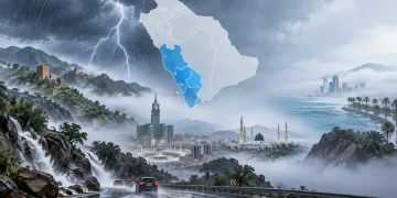 الأرصاد: أمطار رعدية متوسطة إلى غزيرة على جازان وعسير والباحة ومكة والمدينة