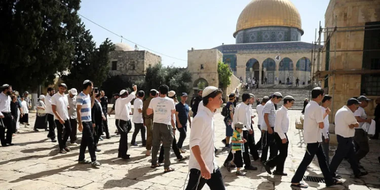 اقتحام جديد للأقصى بقيادة مسؤول في سلطات الاحتلال