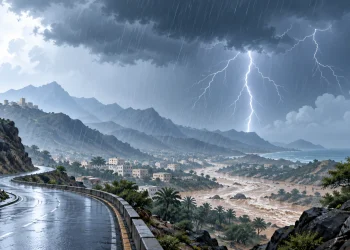 «الأرصاد»: أمطار رعدية غزيرة وسيول وبرد على 4 مناطق اليوم
