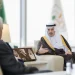 رئيس ديوان المظالم يستقبل كبير المستشارين القضائيين البريطانيين ويبحث معه تبادل الخبرات