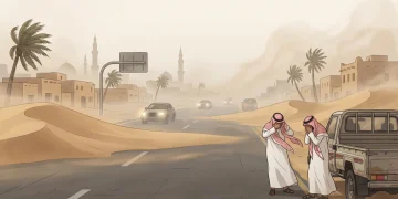 “الأرصاد” يحذّر من أتربة مثارة ورياح نشطة في 3 محافظات بالرياض