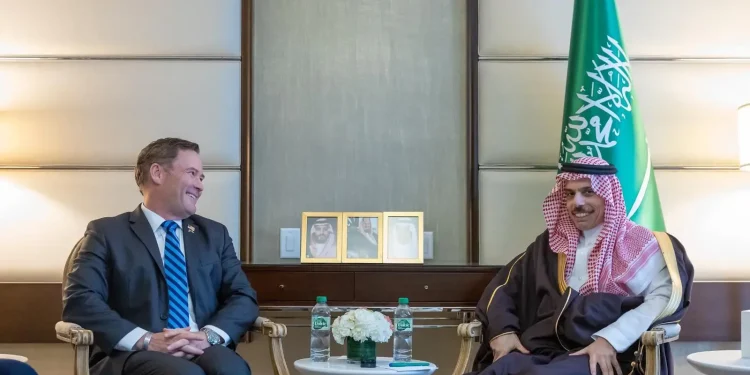 وزير الخارجية يلتقي المندوب الأمريكي الدائم لدى الأمم المتحدة