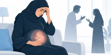 حين يصل الخلاف الزوجي إلى الجنين