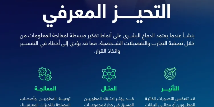 «سدايا» تحذّر من «التحيز المعرفي».. وتكشف آليات معالجته في أنظمة الذكاء الاصطناعي