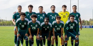 أخضر تحت 20 يخسر من روسيا بثلاثية في الدورة الودية بأوزبكستان