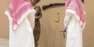 الإدارة العامة للمجاهدين تشارك في معرض الصقور والصيد السعودي الدولي 2026