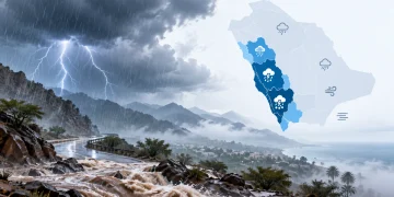 الأرصاد تتوقع أمطارًا رعدية وسيولًا وبَرَدًا على جازان وعسير والباحة