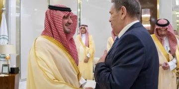 وزير الداخلية يودّع سفير روسيا الاتحادية لدى المملكة