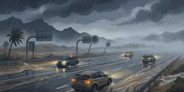 أمطار وسيول على 10 مناطق.. “الأرصاد” يحذر من البرد والرياح والأتربة والضباب