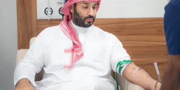 ولي العهد يتبرع بالدم ويُطلق الحملة الوطنية السنوية للتبرع بالدم لعام 2026