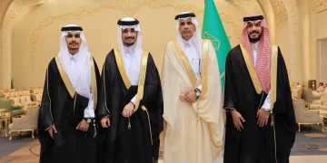الشمراني يحتفل بزواج نجله نواف في جدة