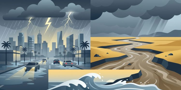 أمطار رعدية على معظم مناطق المملكة من الثلاثاء حتى السبت مع احتمال سيول وبرد