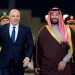 ولي العهد يتلقى اتصالاً من الرئيس اللبناني إدانةً للاعتداءات على المملكة