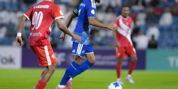 نيوم يسحق شعب حضرموت برباعية نظيفة في دوري أبطال الخليج