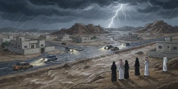 «الأرصاد» يرفع الإنذار إلى الأحمر على مكة المكرمة بسبب أمطار غزيرة وسيول