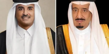 الملك سلمان يتلقى رسالة خطية من أمير قطر تتعلق بالعلاقات الثنائية