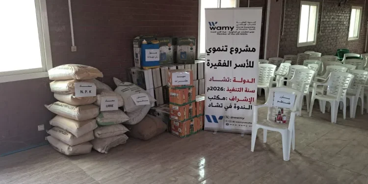الندوة العالمية للشباب الإسلامي تُنفّذ مشروعًا زراعيًا لدعم اللاجئين السودانيين في تشاد
