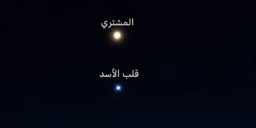 اصطفاف المريخ والمشتري وقلب الأسد يزيّن سماء الفجر مع ذروة شهب الجباريات