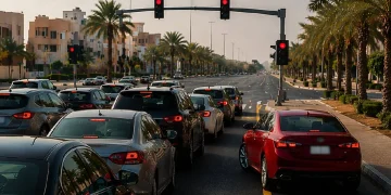 المرور يحذر من تخطي أرتال السيارات أمام الإشارات ونقاط الضبط