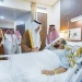 أمير الشرقية ونائبه يزوران المصاب جراء العدوان الغاشم الذي استهدف مطار الملك فهد الدولي