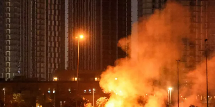 الأمن العراقي يُسقط طائرة مسيرة في محيط المنطقة الخضراء ببغداد